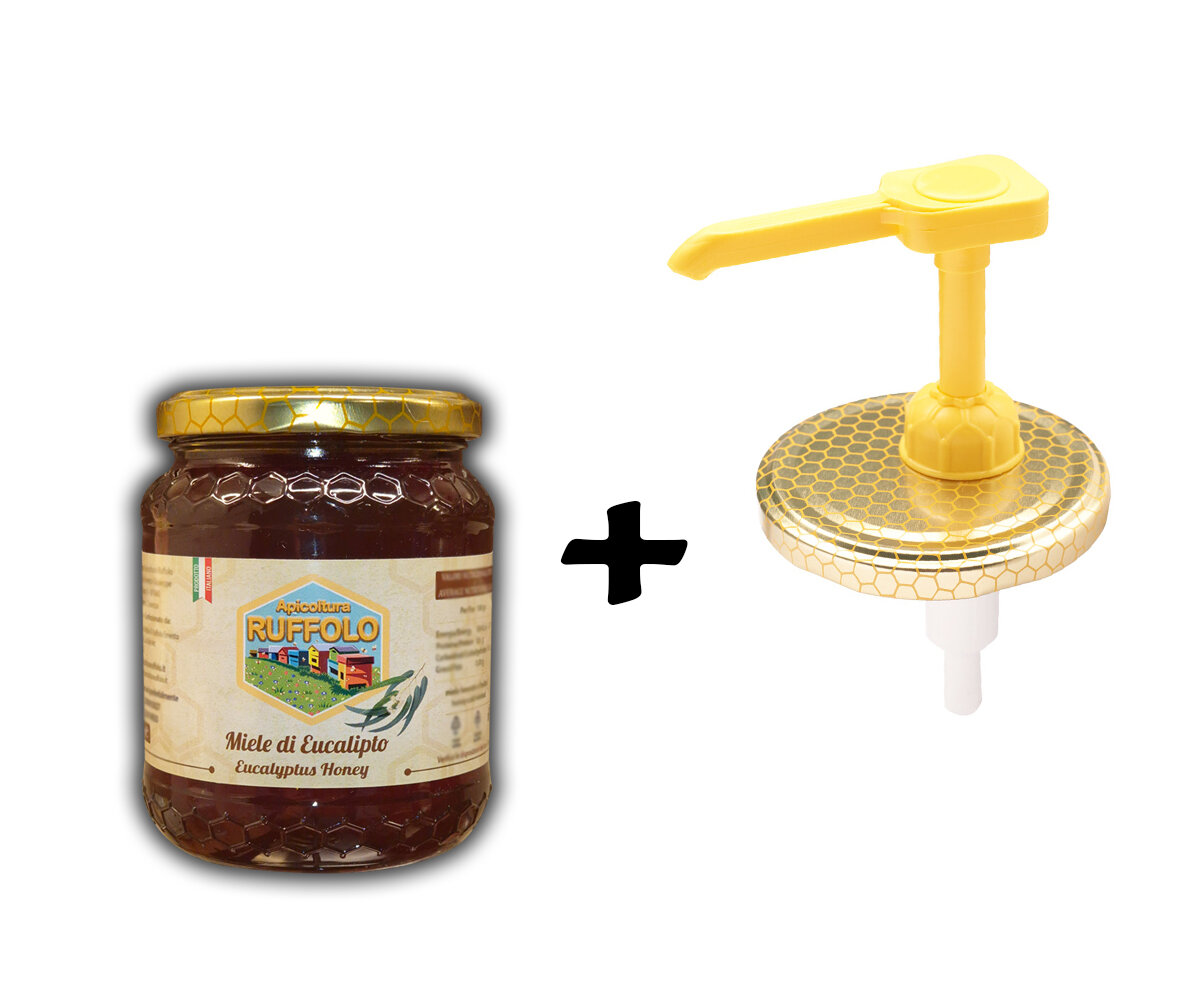 Kit 19 Dispenser - Dosamiele con 1 vaso Agrumi 500g Ruffolo